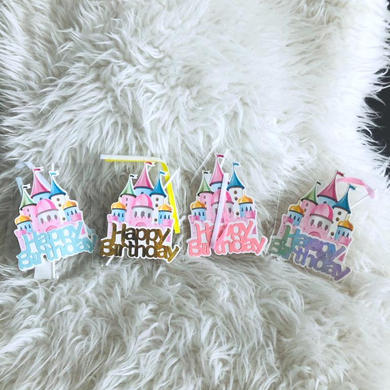 Princess Castle Birthday Cake Topper | Disney | Birthday Party ...
