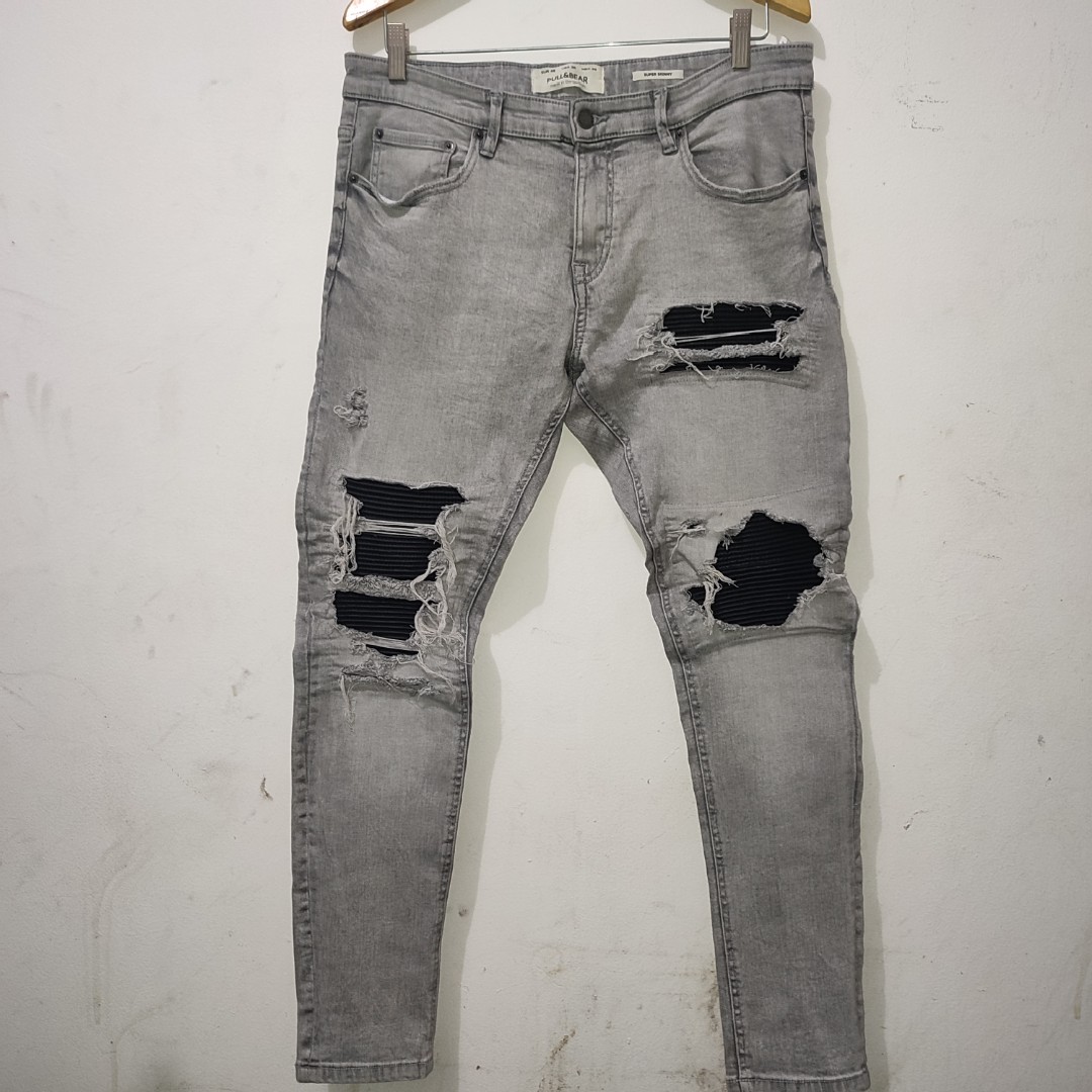 Pull and top bear biker jeans