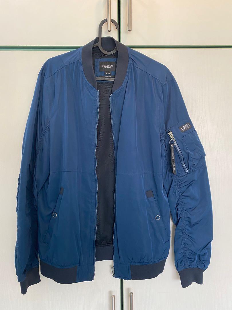 Pull and shop bear quilted jacket