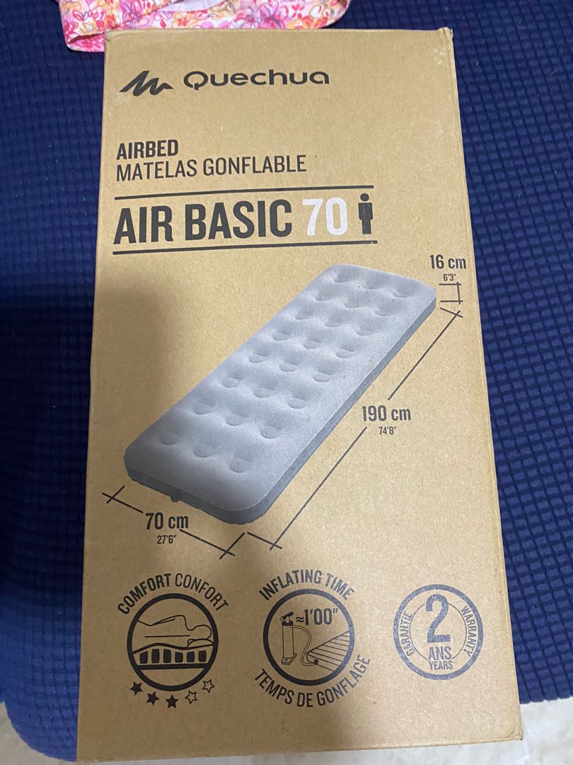 Quechua Air bed, Furniture & Home Living, Bedding & Towels on Carousell