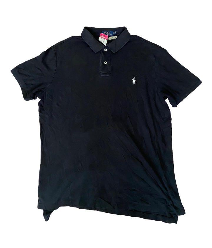 Ralph lauren polo shirt (black), Men's Fashion, Tops & Sets, Tshirts ...