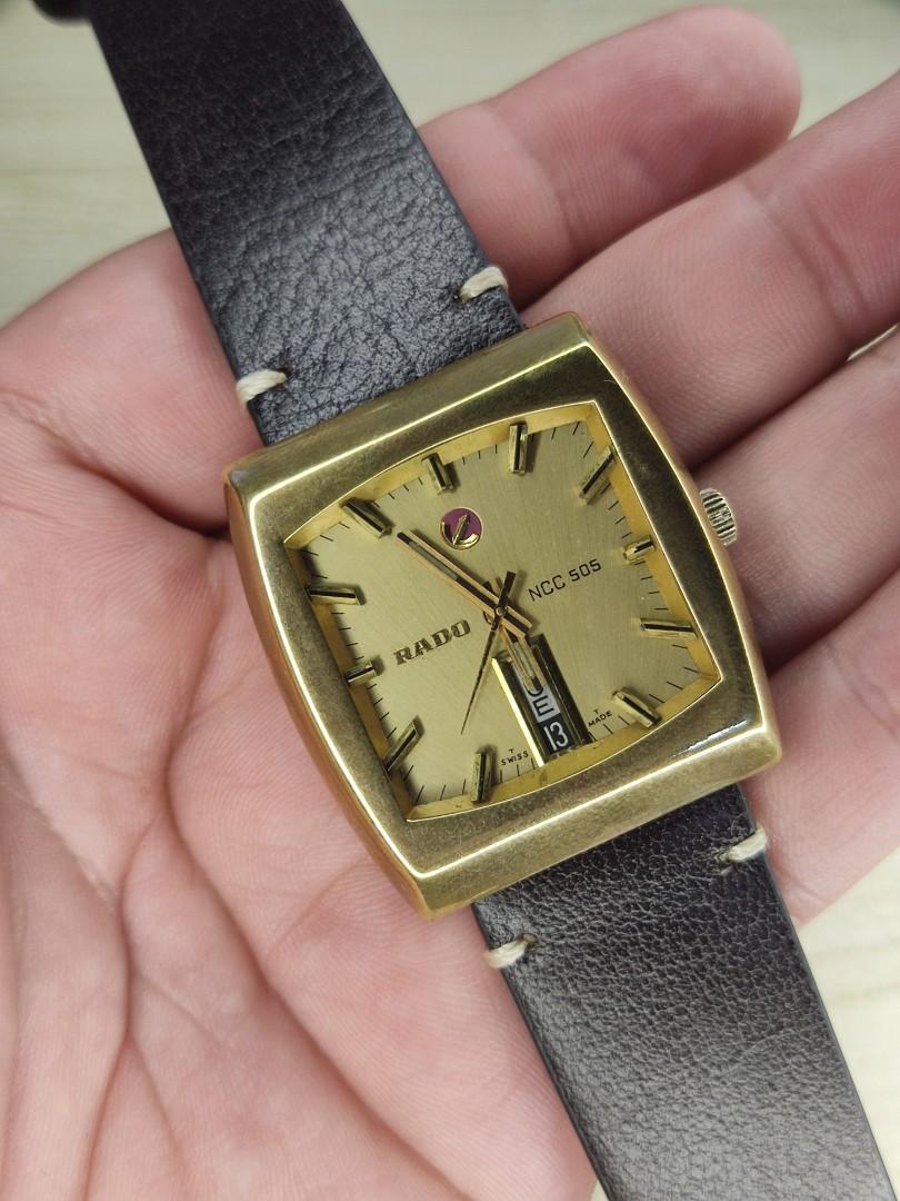 Boîtier De Montre Rado Vintage Pour Homme - Avec Crystal (Verre) Neuf - Pièce Rare - Neuf Sans étiquette