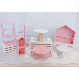 [Rental] DIY Bundle - Lovely Pink Dessert Table Props