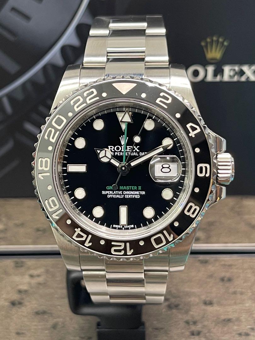 Rolex gmt on sale green hand
