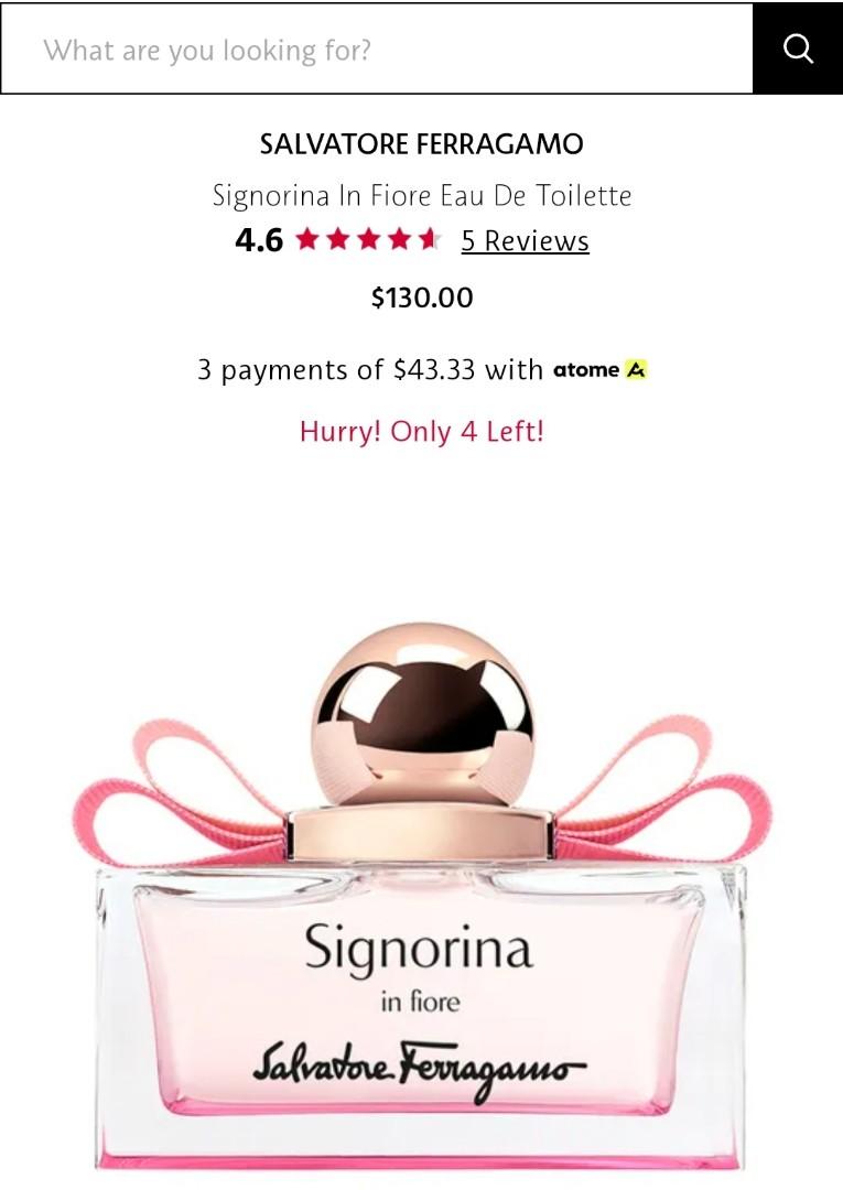 Salvatore ferragamo signorina in fiore eau de toilette top