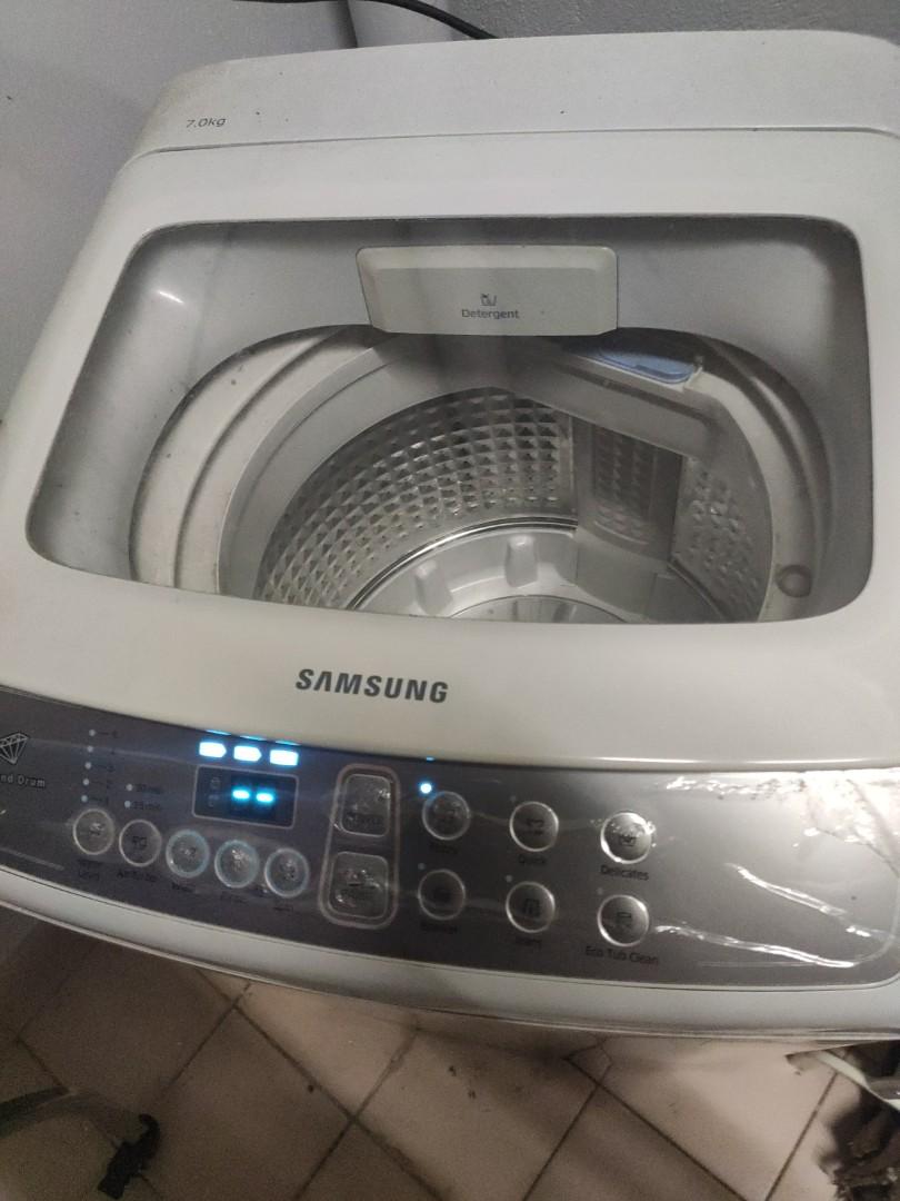 Samsung 7kg Diamond Drum Washing Machine, TV & Home Appliances, Washing