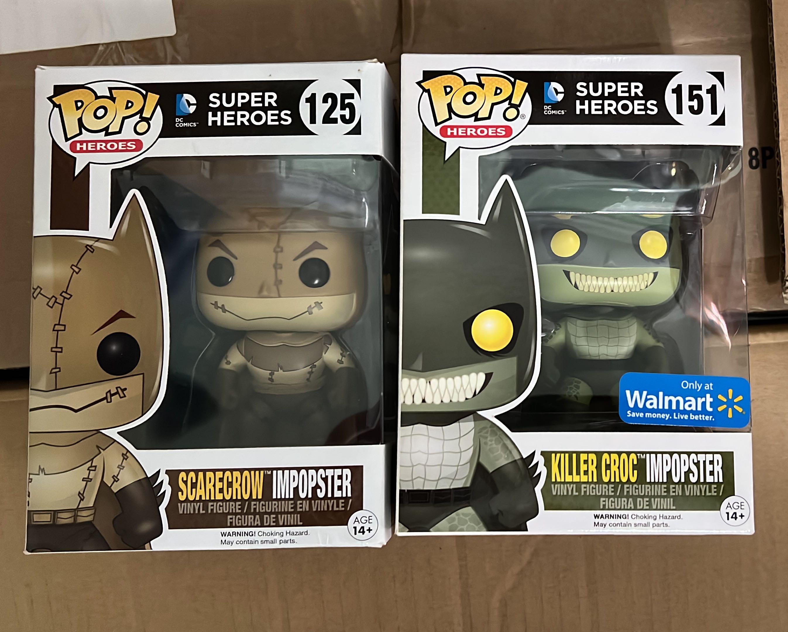 Scarecrow and Killer Croc Batman Imposter Funko Pop, Hobbies & Toys, Toys &  Games on Carousell
