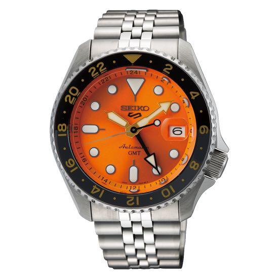 SEIKO 5 SPORTS SPORTS GMT AUTOMATIC WATCH SKX RE INTERPRETATION 5 3480 PM