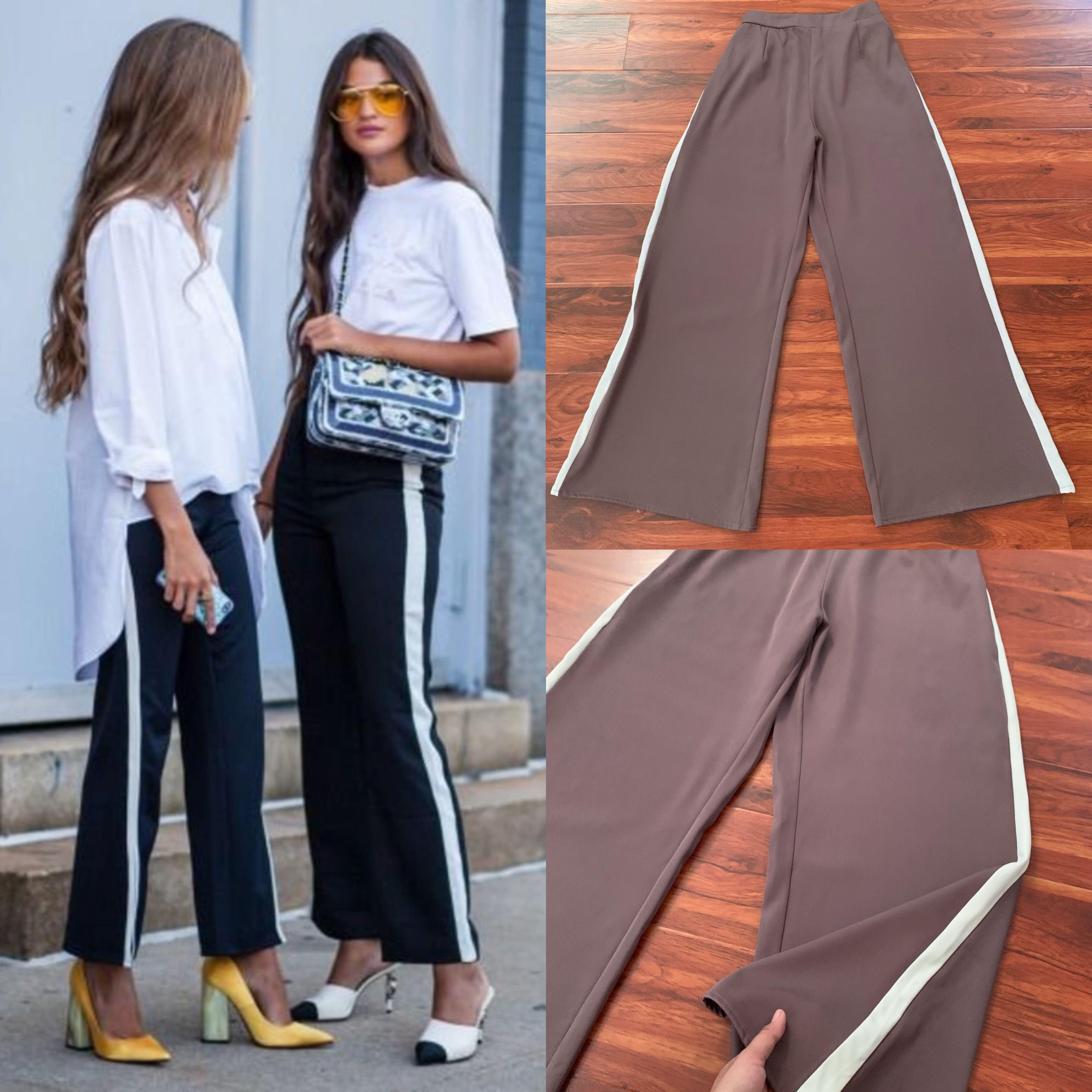 McVogue Side Pink Palazo Palazzo Pants 