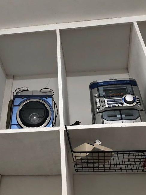 SPEAKER SET (SHARP BRAND) Collector’s item (Category: Soundbars, Speakers & Amplifiers) located in Las Pinas. Submitted by acrc_ph (Listing ID 1170628061, Image 2). Description: Sf shouldered by buyer.