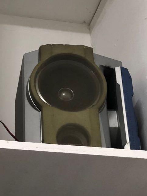 SPEAKER SET (SHARP BRAND) Collector’s item (Category: Soundbars, Speakers & Amplifiers) located in Las Pinas. Submitted by acrc_ph (Listing ID 1170628061, Image 3). Description: Sf shouldered by buyer.