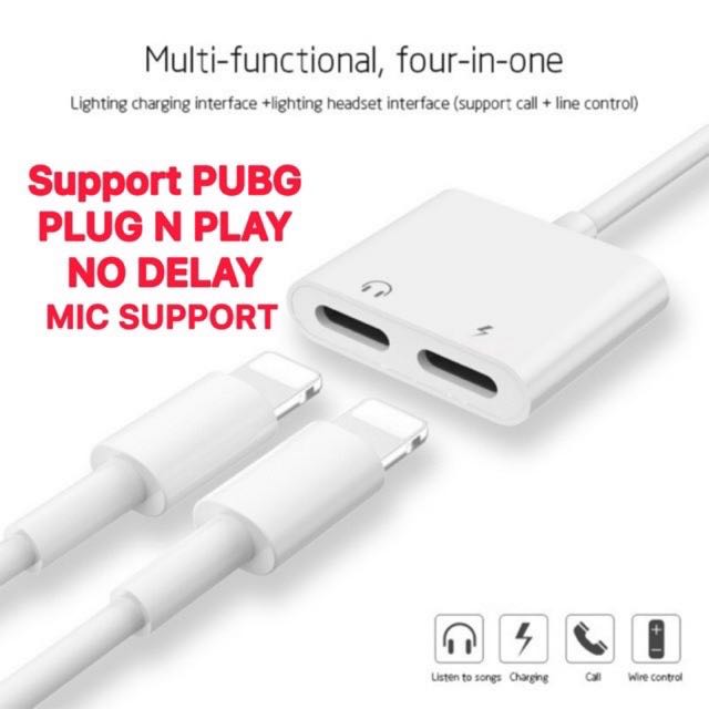 Adaptor charger shop dan headset iphone