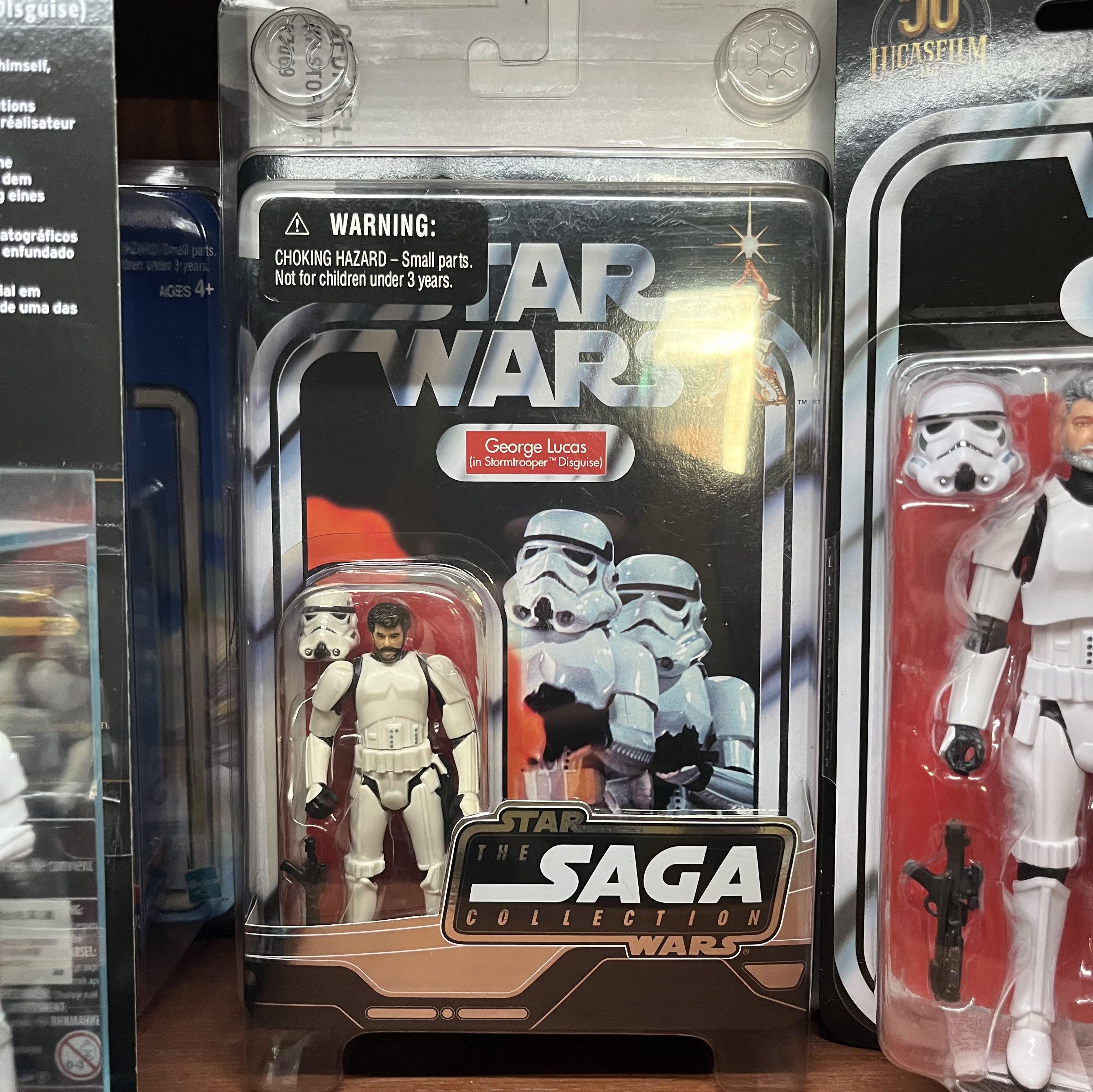 Star Wars George Lucas Stormtrooper 3.75 Rare - Sealed, Hobbies