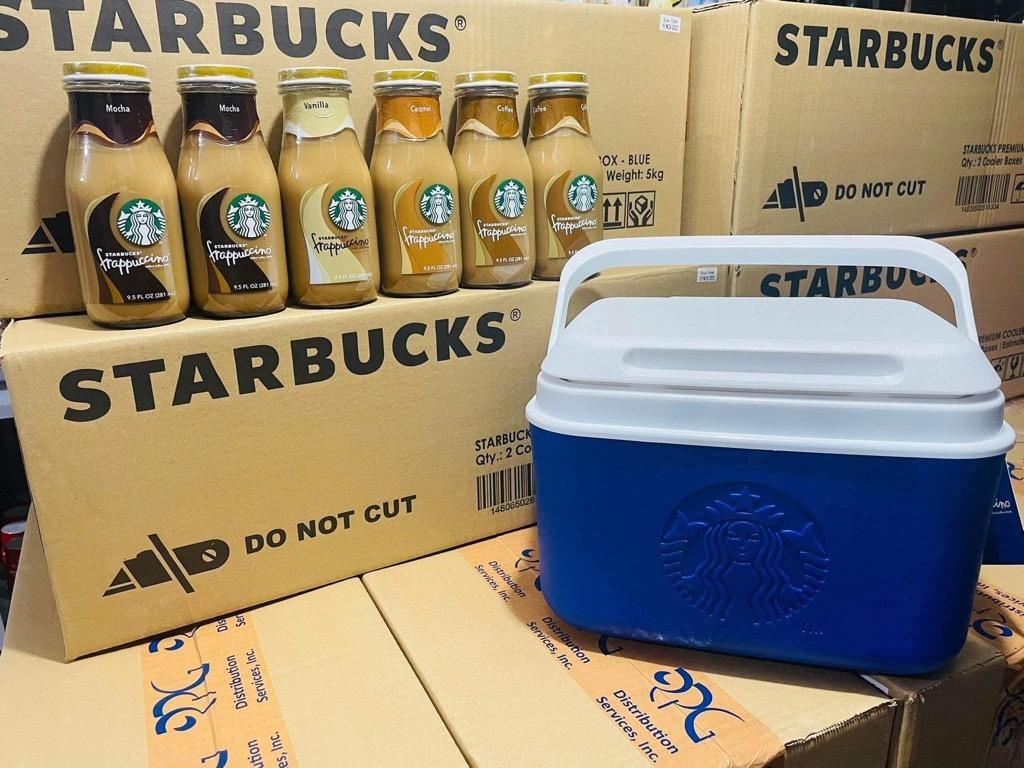 Starbucks Cooler with drinks, Food & Drinks, Other Food & Drinks on