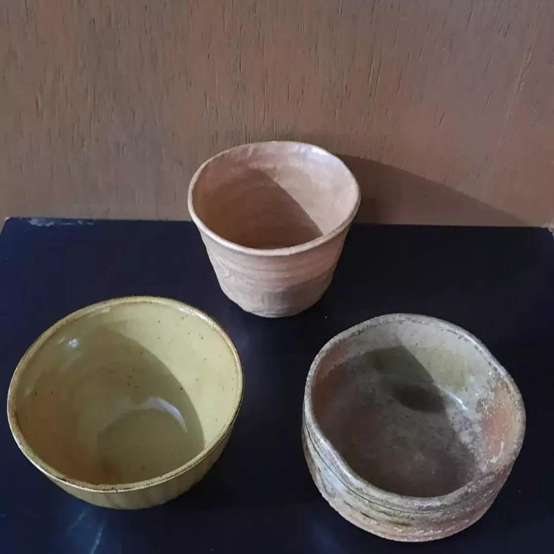 Stoneware Cups/Small Bowls/Planters (Category: Other Kitchenware & Tableware) located in Quezon City. Submitted by MahjasHomeCollections (Listing ID 1170609774, Image 3). Description: Various sizes Price for 3 pcs.