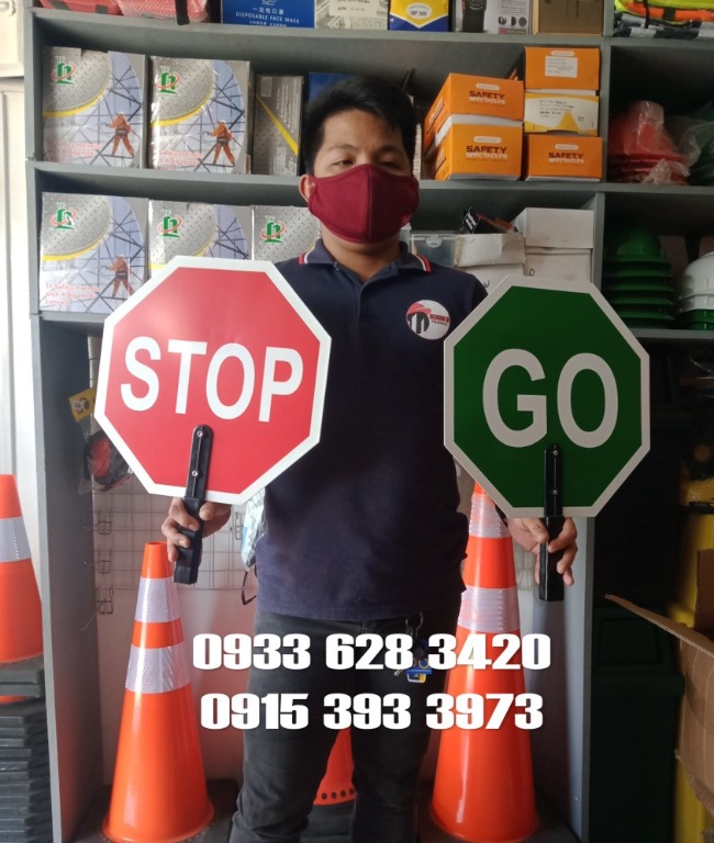 Stop and Go Paddle Sign, Commercial & Industrial, Industrial Equipment ...