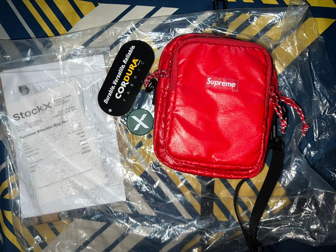 Supreme Fw17 Shoulder Bag Red, Men's 