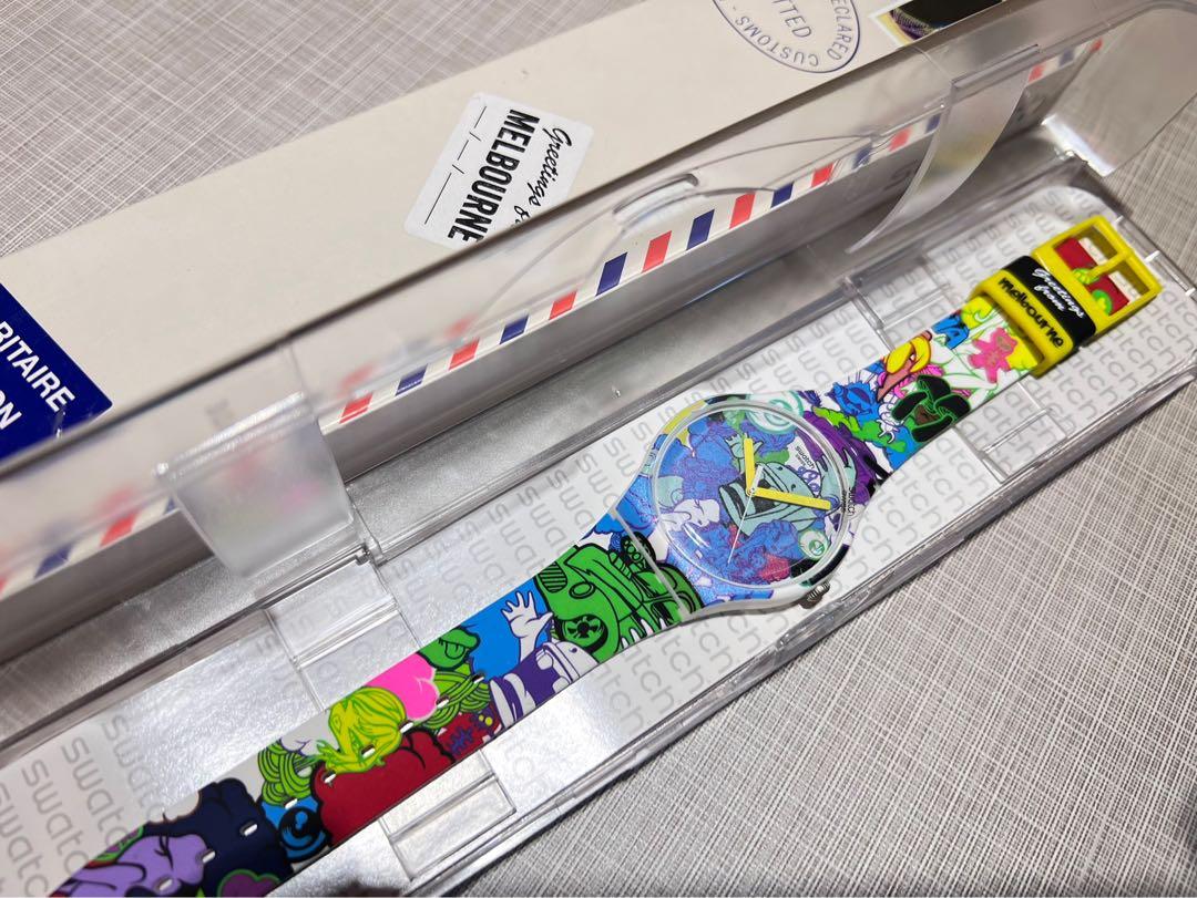 Destination Swatch Greeting From Melbourne Limited edition Destination Watch SUOW133C