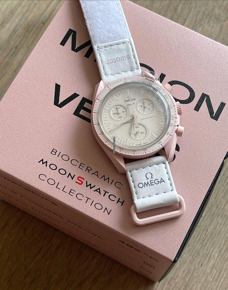 Swatch Omega Mission to Venus Watch, Luxury, Watches on Carousell