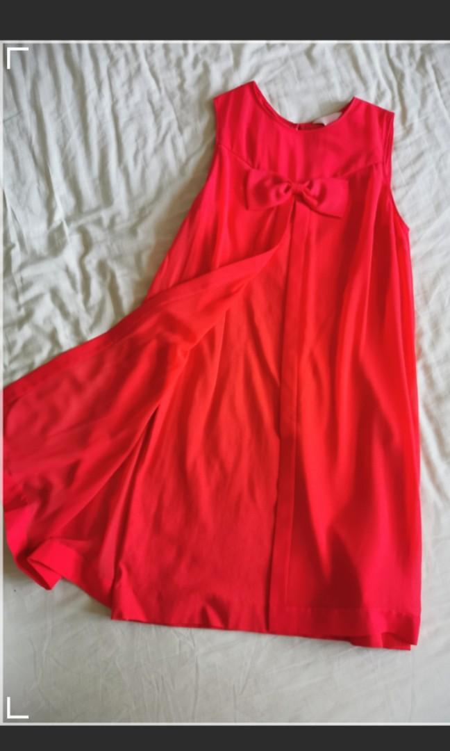 Ted baker red bow sales dress