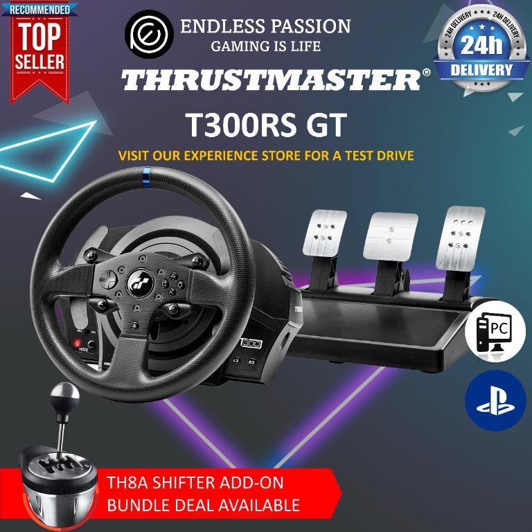 Thrustmaster T300 RS GT Edition Official Sony licensed PS4®/PS3®/PC -  4160682, Video Gaming, Gaming Accessories, Controllers on Carousell