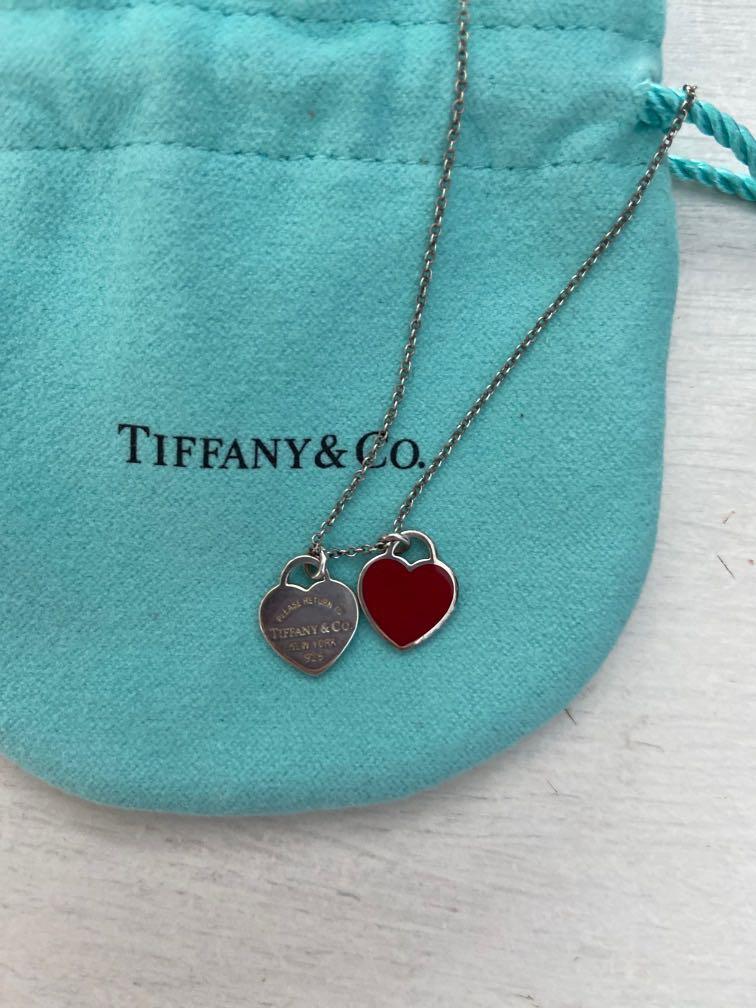 Red tiffany necklace on sale
