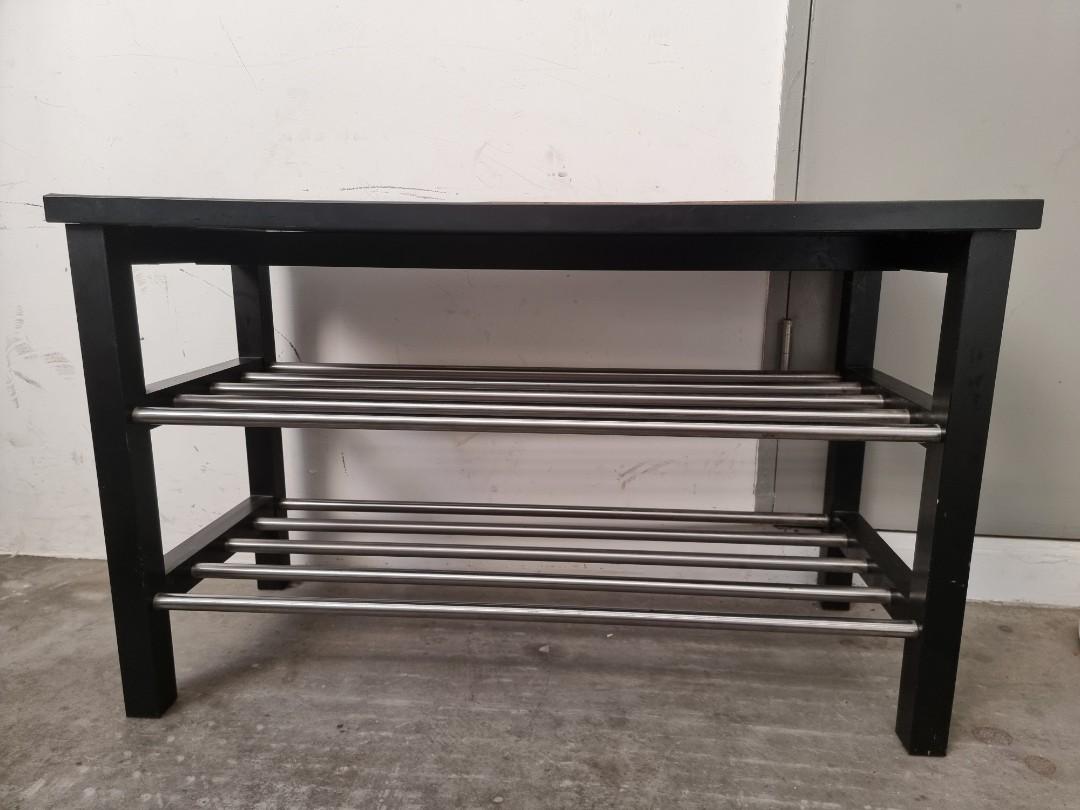 Tjusig bench with shoe storage hot sale