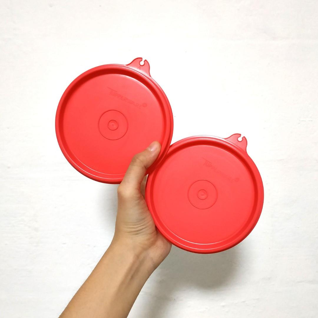 Tupperware 600 ml Compact Modular Round Canister Container Set of 2 ...