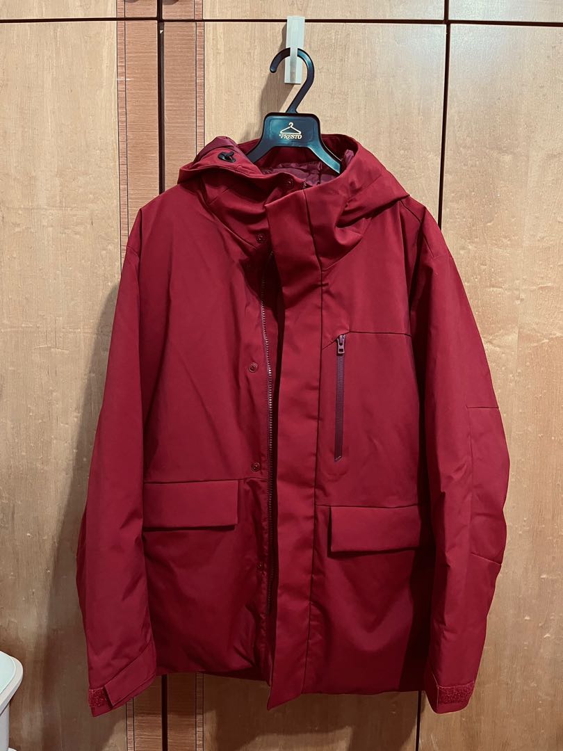 Uniqlo red parka discount