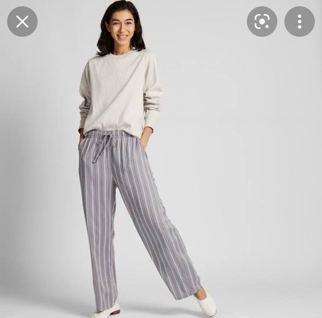 Uniqlo Women Drawstring Long Pants, Women's Fashion, Bottoms