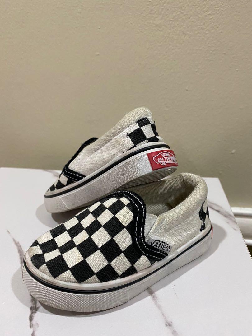 Vans checkerboard infant store