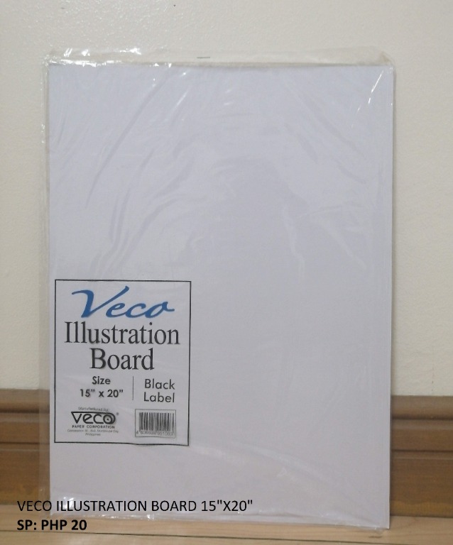 Veco Illustration Board 15"x20", Hobbies & Toys, Stationary & Craft
