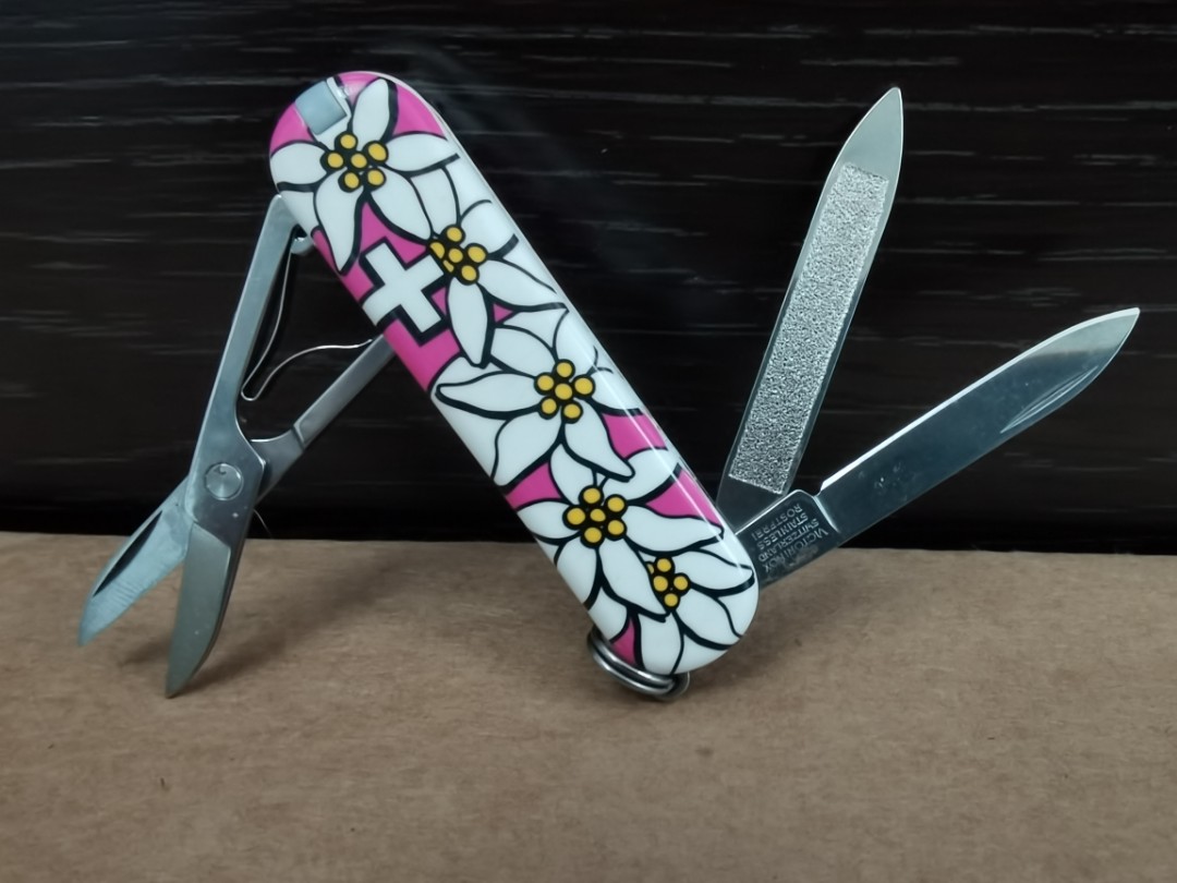 Victorinox classic Edelweiss, Sports Equipment, Hiking & Camping on Carousell