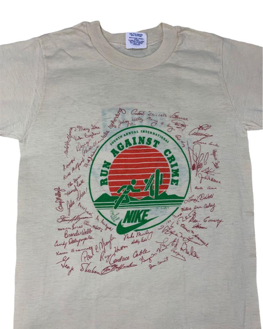 Rewind Running Nike Inspired Run for Seattle Recovery 85 1980s Vintage Nike Roadrunner Running T-Shirt