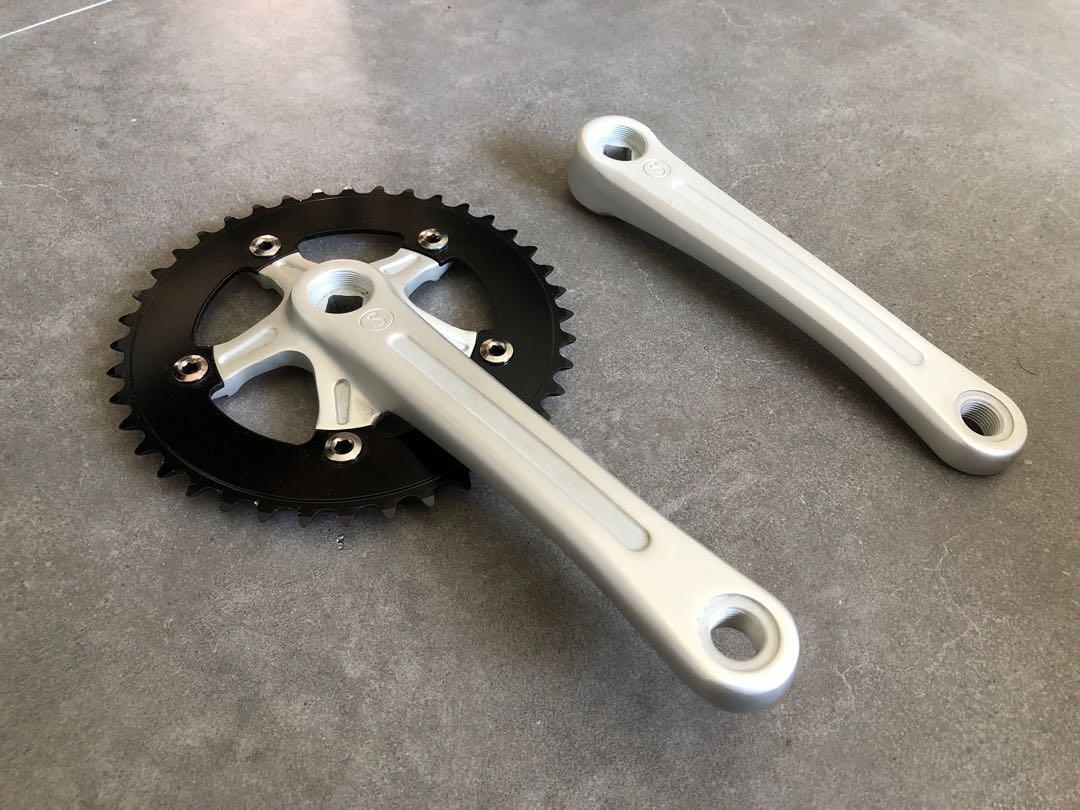 Vintage Retro Sugino Crankset Crank set Mtb Mountain Bike Touring City