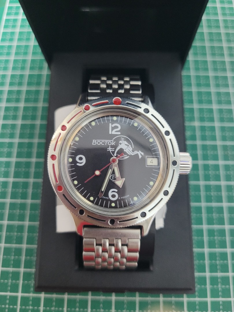 Vostok Amphibia 420634 Men s Fashion Watches Accessories