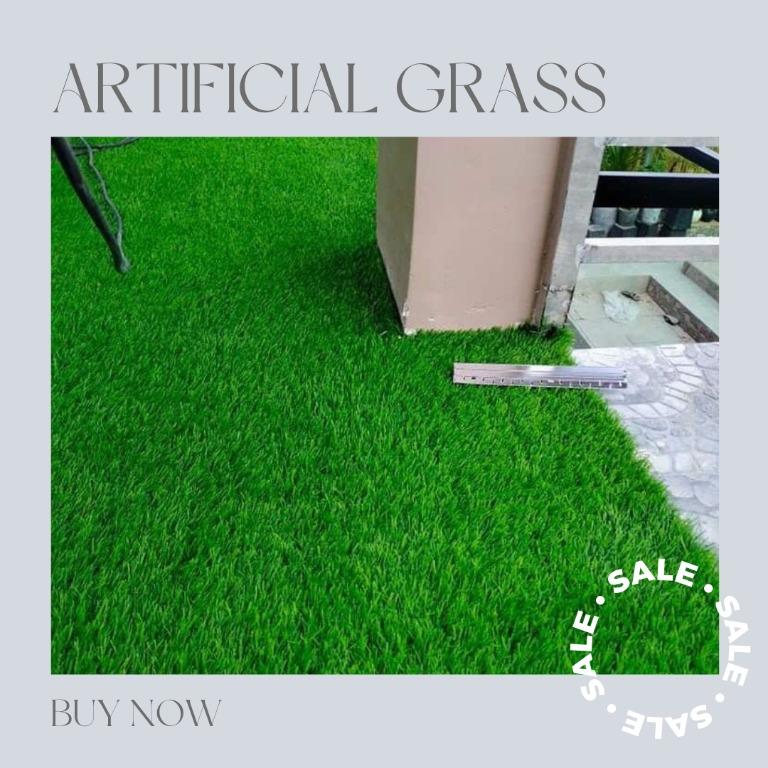 Weatherproof artificial grass turf (factory price), Furniture & Home