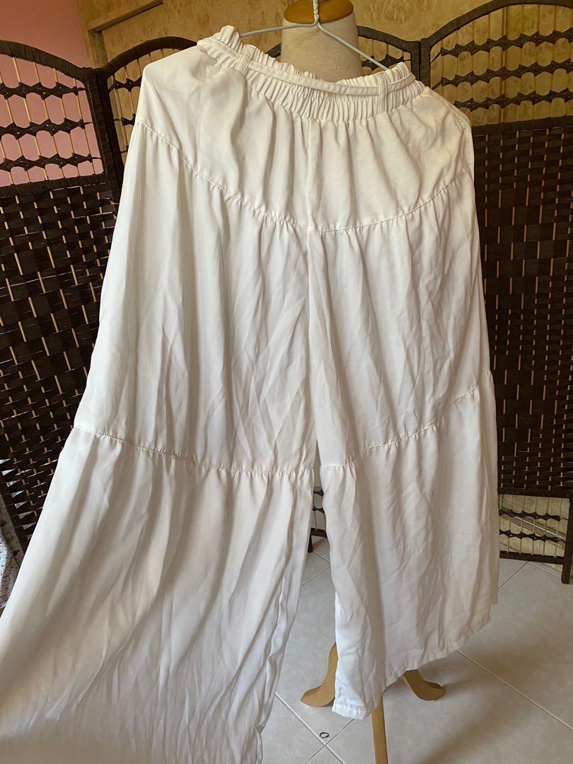 WHITE FLARE PANTS, Women's Fashion, Bottoms, Other Bottoms on