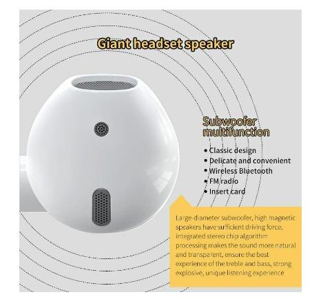 Wireless bluetooth speaker kreatif bentuk airpod jumbo