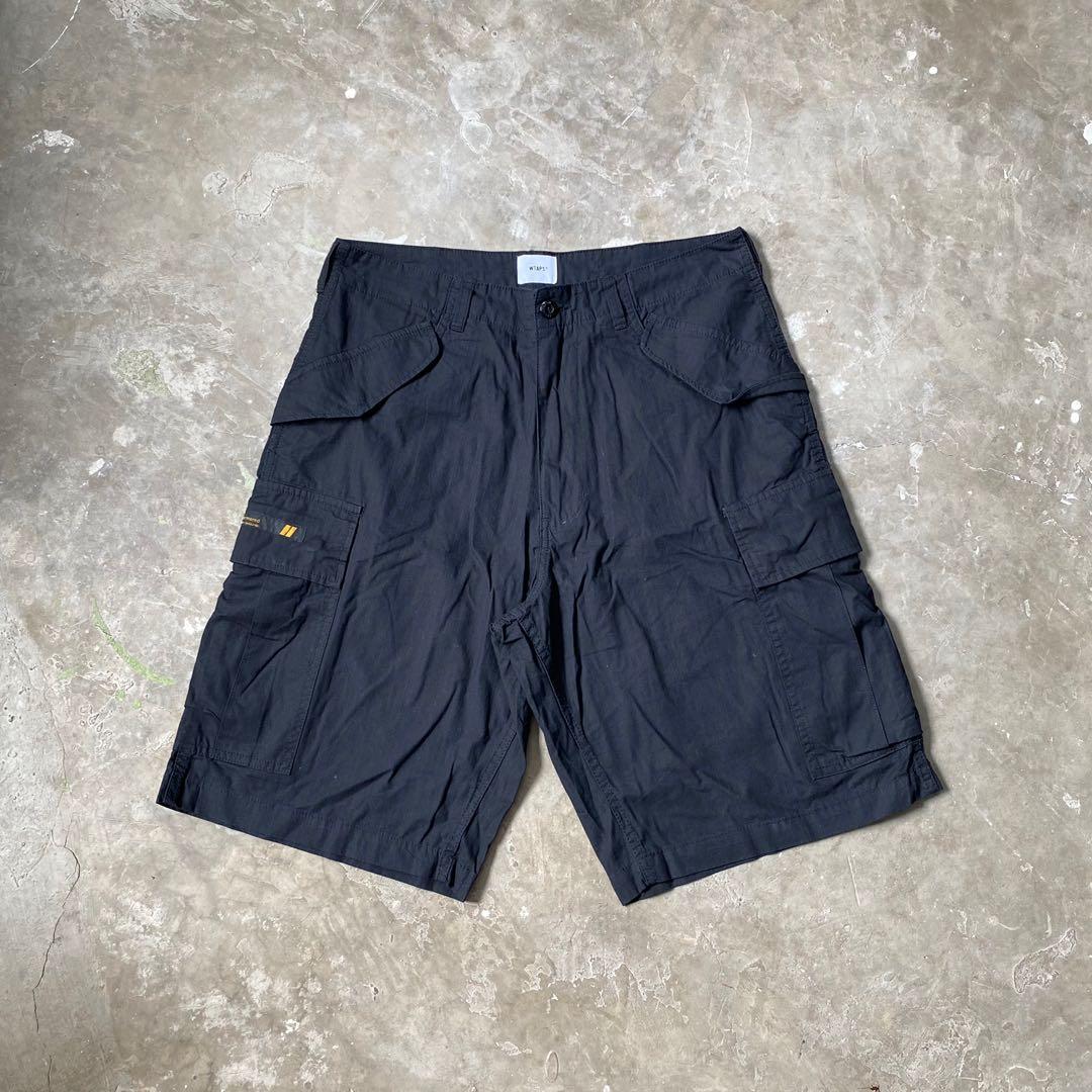 ダブルタッ W)taps WTAPS CARGO SHORTS RIPSTOP 黒 Sサイズ 枯れ葉の通販 by くじら屋｜ダブルタップスならラクマ  - 新品 カーゴパン