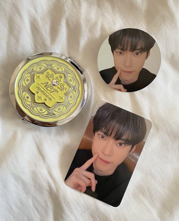 wts 134] nct jungwoo jaehyun doyoung antique hand mirror set 