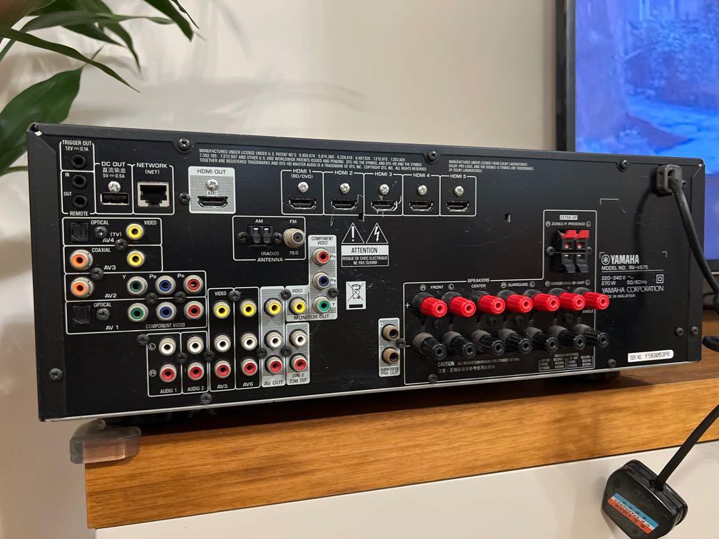 Yamaha AV receiver RXV675, 音響器材, Soundbar、揚聲器、藍牙喇叭、耳擴 Carousell