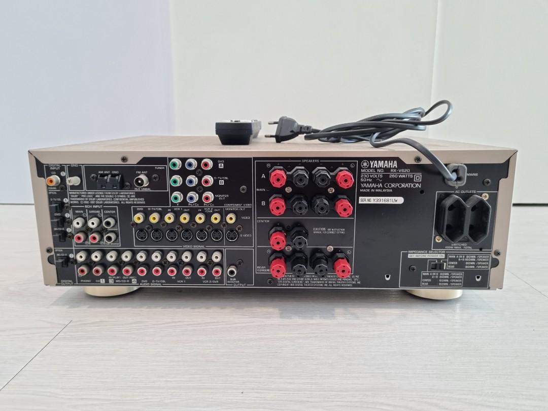 Yamaha RXV620 Amplifier, Audio, Soundbars, Speakers & Amplifiers on