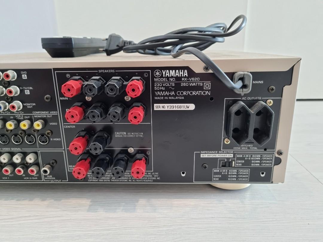 Yamaha RXV620 Amplifier, Audio, Soundbars, Speakers & Amplifiers on