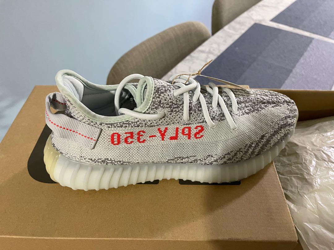 Yeezy Boost 350 V2 Blue Tint, Men'S Fashion, Footwear, Sneakers On Carousell