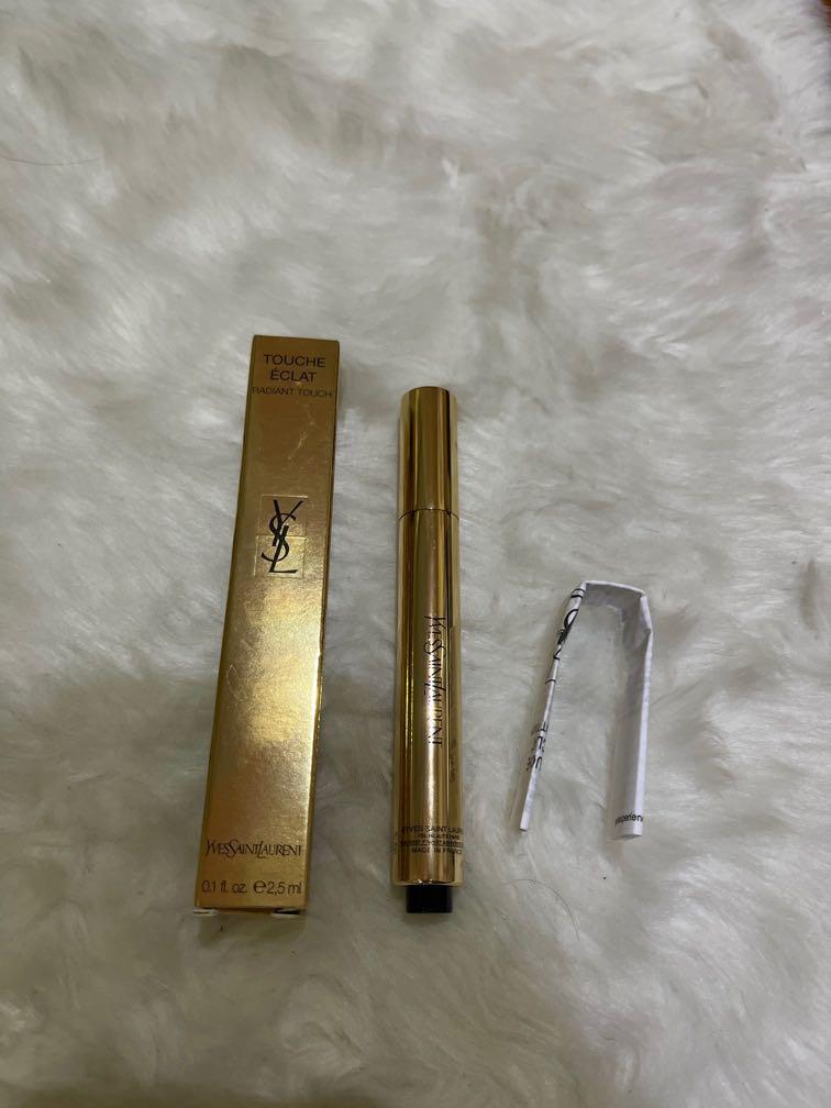 YSL Touché Eclat Radiant Touch #2 (Category: Makeup) located in Pasig City. Submitted by designeritems4less (Listing ID 1170575179, Image 1). Description: 💯 % Authentic or your money back! YSL Touché Eclat Radiant Touch #2 Concealer perfect for dark under eyes Purchased from Dubai Duty Free 50% off! Super good deal purchased for around $40= 2200 pesos RFS: Selling collection to help our workers and their families who were laid off during the pan