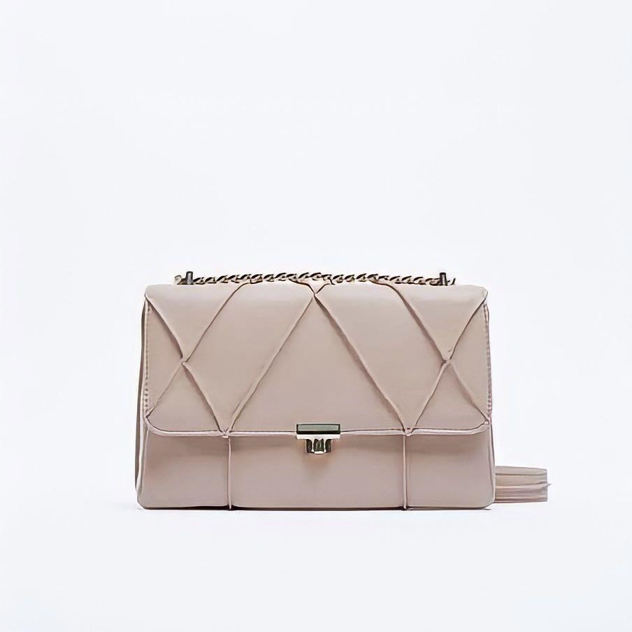 ZARA GEOMETRIC CROSSBODY BAG Women s Fashion Bags Wallets