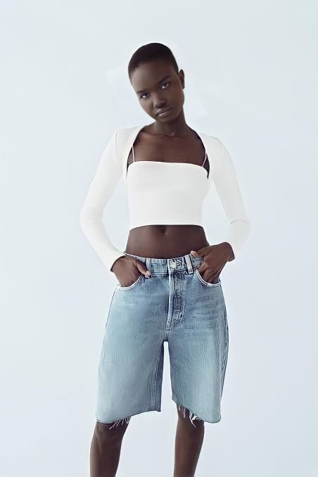 arm warmer top zara