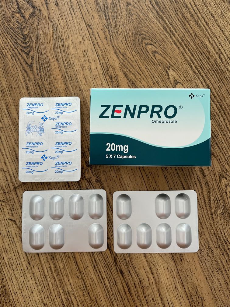 ZENPRO Omeprazole 20mg, Health & Nutrition, Medical Supplies & Tools on ...