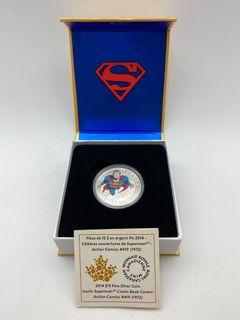 Queen Elizabeth $15 Silver Coin Iconic Superman Comic Book Covers: Action Comics #419